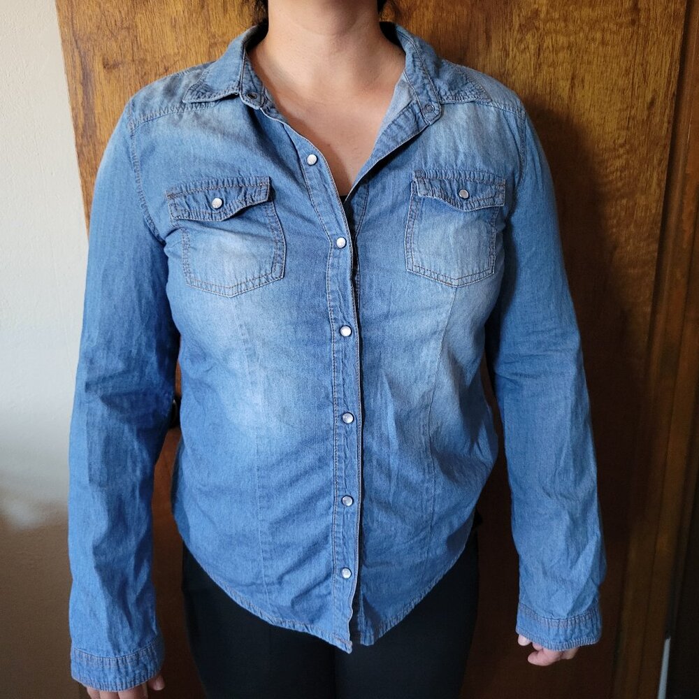 Denim style top